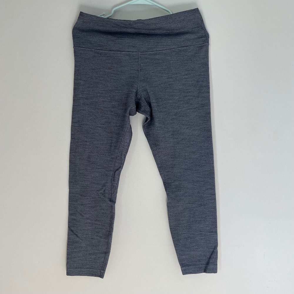 Lululemon Align Size 12 soft textured grey heather leggings